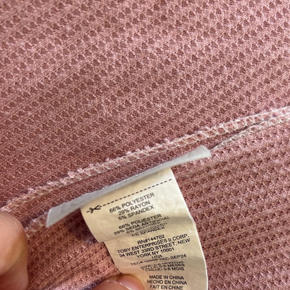 Three-Piece Pink Baby receiving Blanket Set - Picture 7 of 8